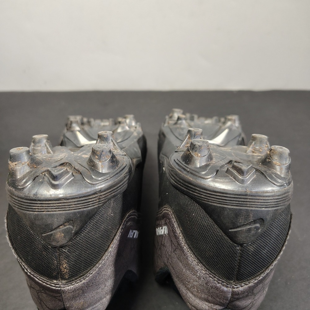Nike Mens Alpha Pro 2 Mid TD Football Cleats 12 Black Silver 725227-010 Athletic - Picture 14 of 15